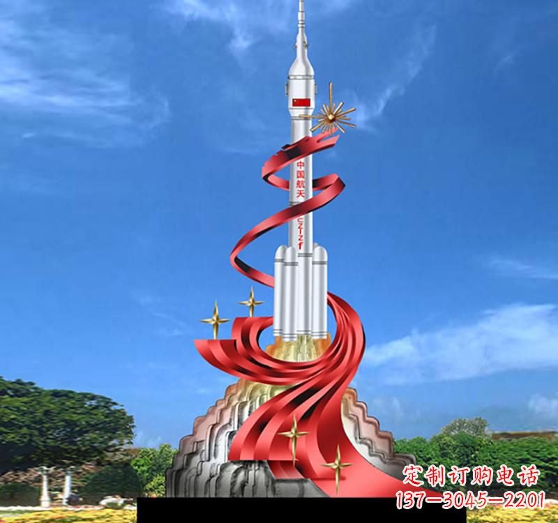 重庆嫦娥飞天——不锈钢嫦娥雕塑