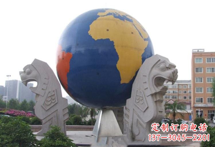 重庆不锈钢城市彩色地球雕塑让世界变得更美
