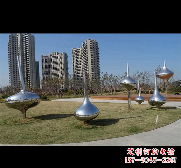 重庆不锈钢城市水滴雕塑唤醒城市的灵魂