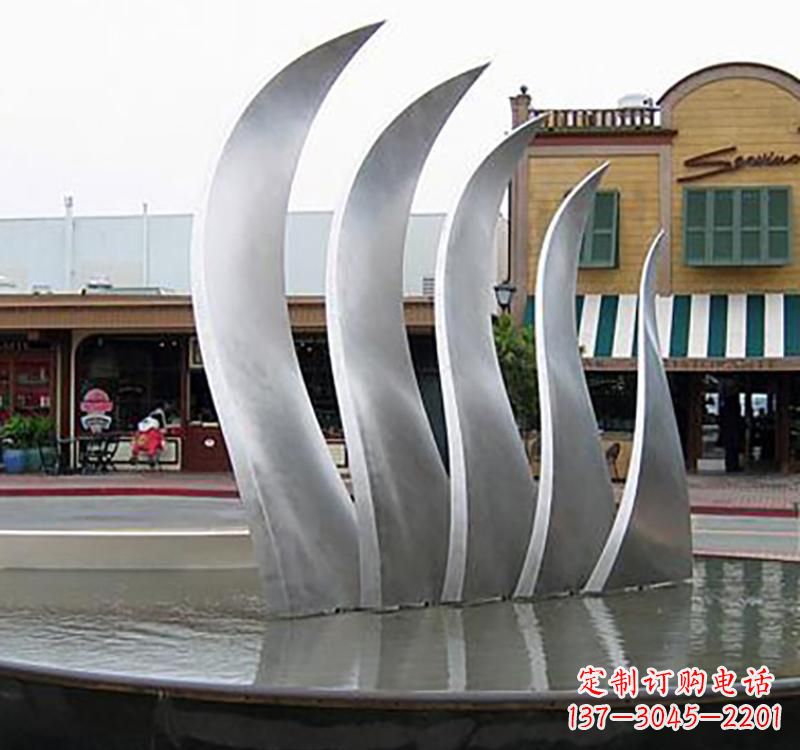 重庆不锈钢城市艺术翅膀雕塑羽翼展翔