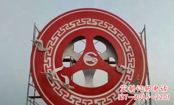 重庆不锈钢齿轮广场雕塑