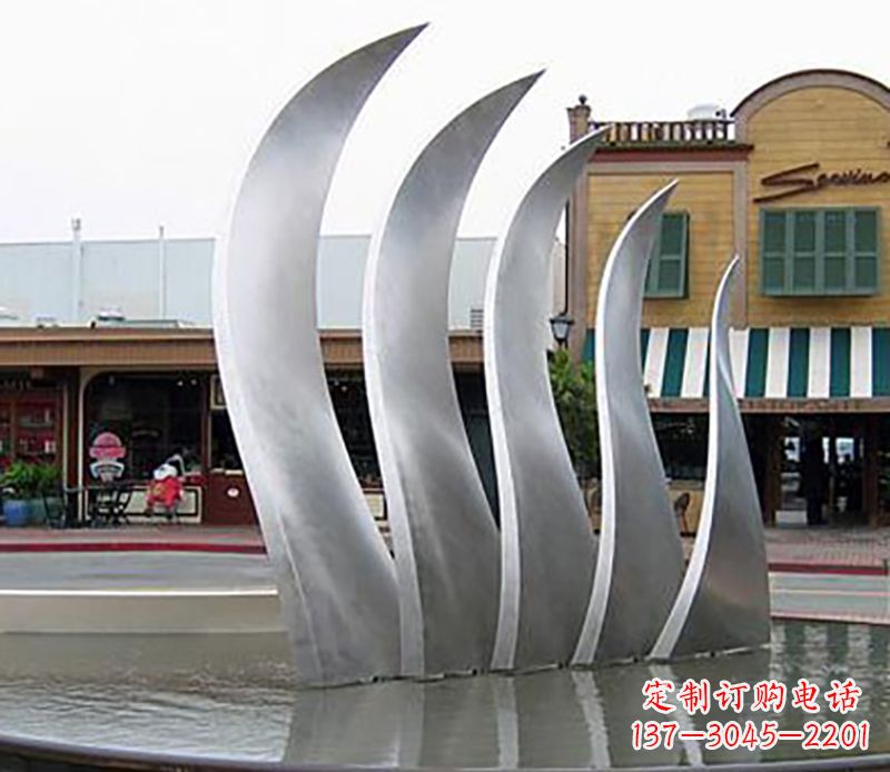 重庆不锈钢翅膀雕塑给空中带来力量与美丽