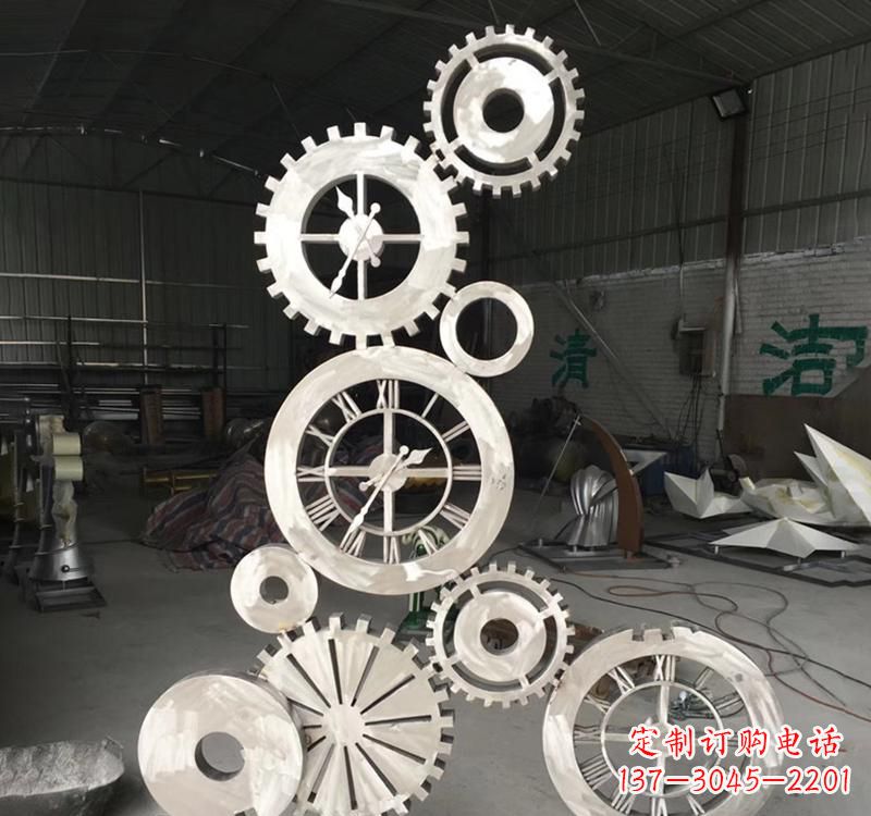 重庆不锈钢齿轮景观雕塑