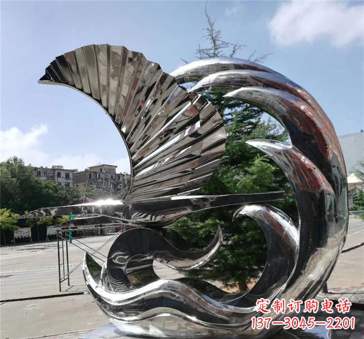 重庆不锈钢翅膀艺术雕塑