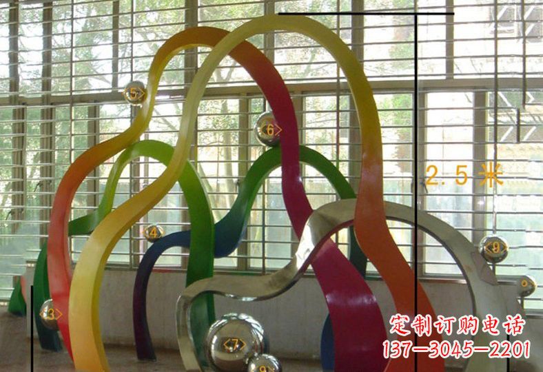 重庆不锈钢假山雕塑精致耐用的艺术品