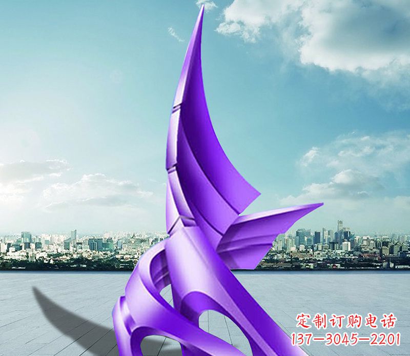 重庆不锈钢船帆雕塑静谧的海洋美景