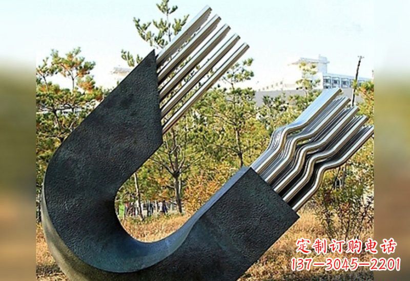重庆不锈钢磁铁雕塑绚丽多彩的艺术珍品