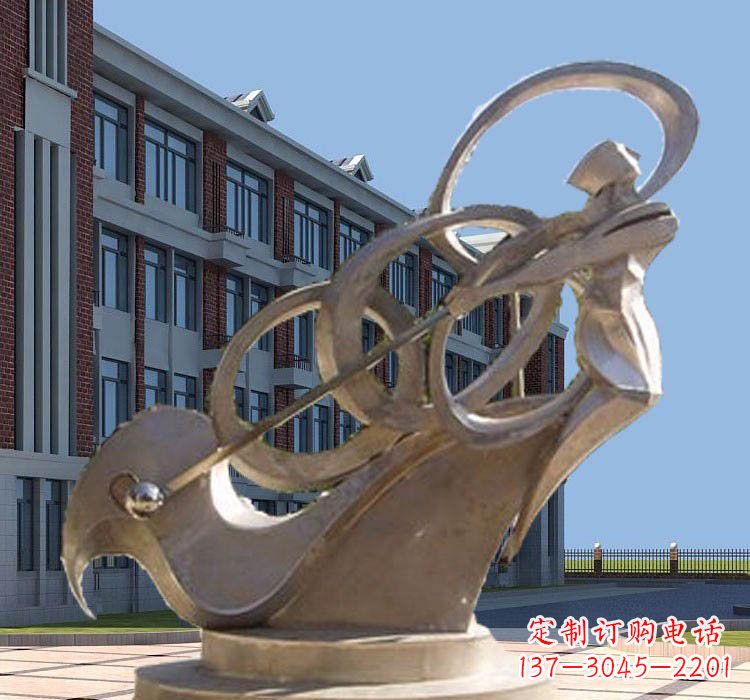 重庆不锈钢制作的高尔夫球雕塑