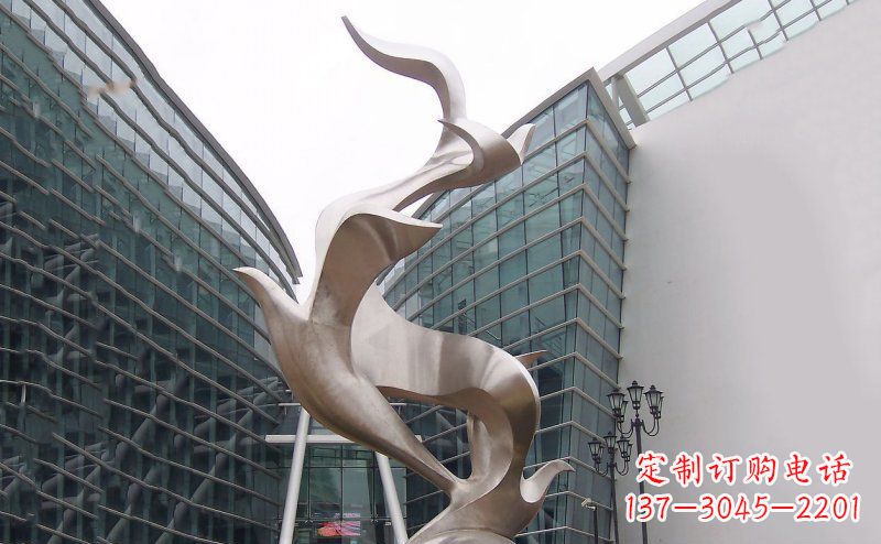 重庆不锈钢大雁雕塑