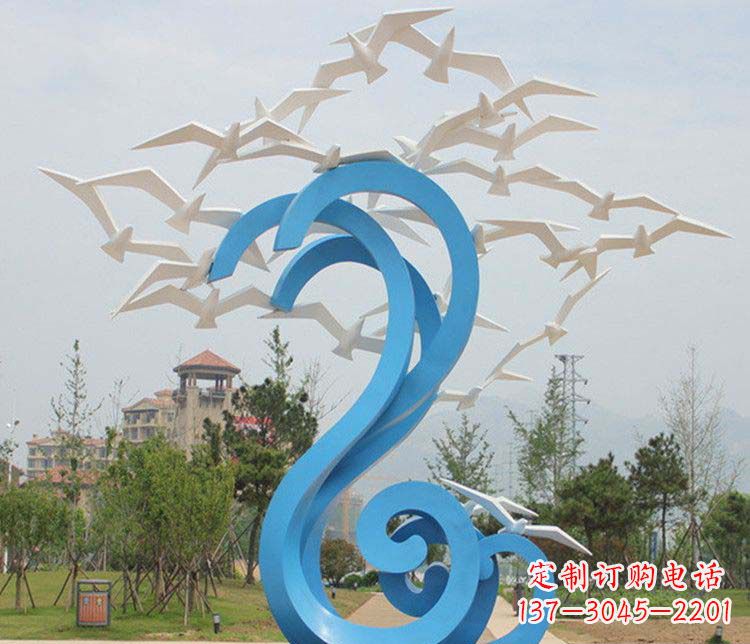 重庆不锈钢大雁雕塑传承传统文化的象征