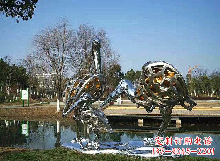 重庆精美非凡的不锈钢丹顶鹤雕塑