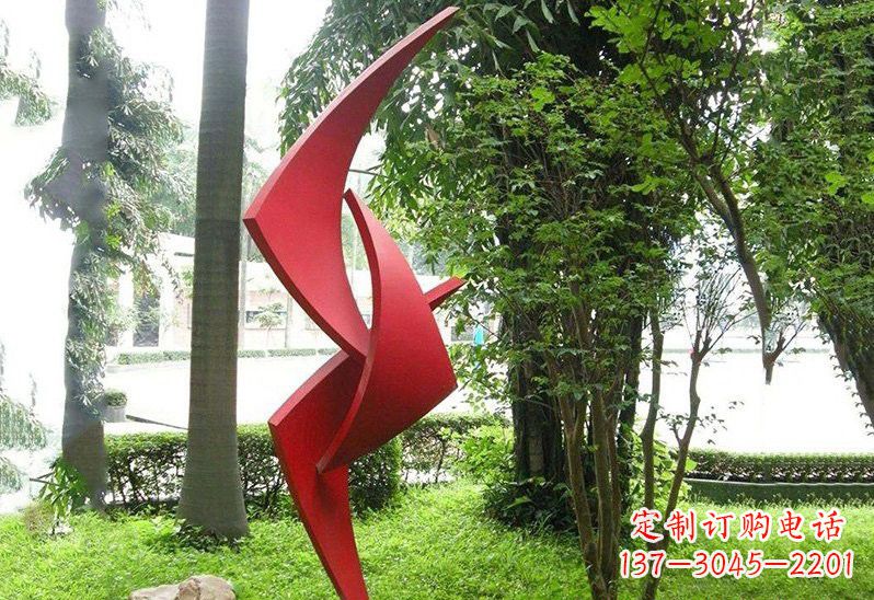 重庆不锈钢抽象的风车雕塑