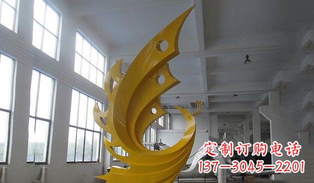 重庆不锈钢凤凰雕塑——给生活添彩