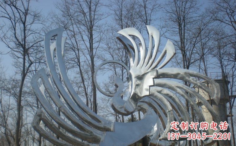 重庆精美的不锈钢凤凰雕塑