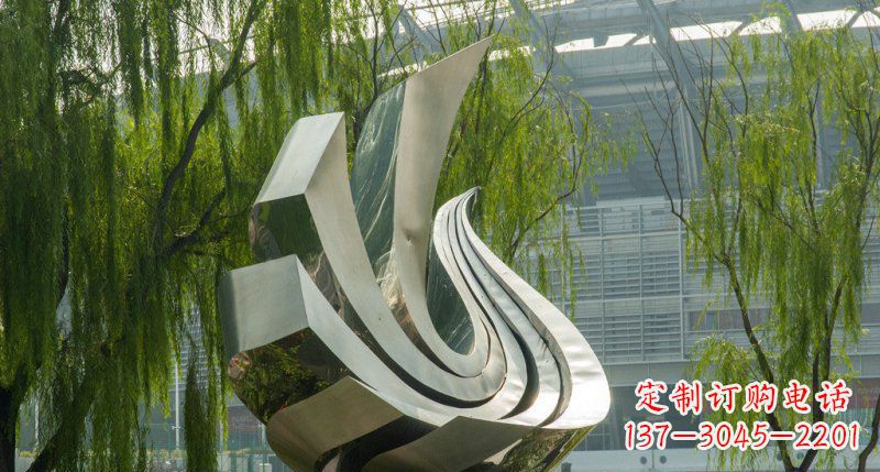 重庆不锈钢凤凰雕塑美丽的象征