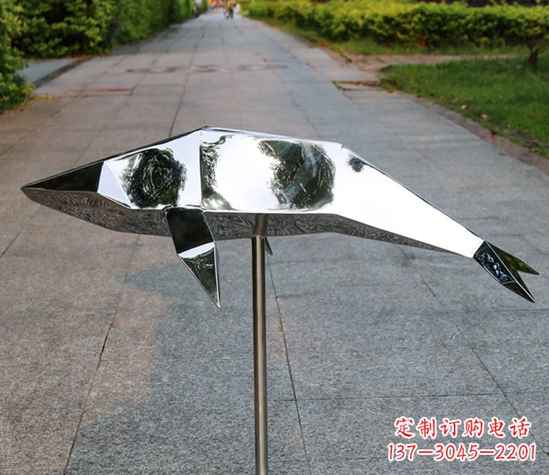 重庆不锈钢海豚雕塑令人惊叹的精致艺术品