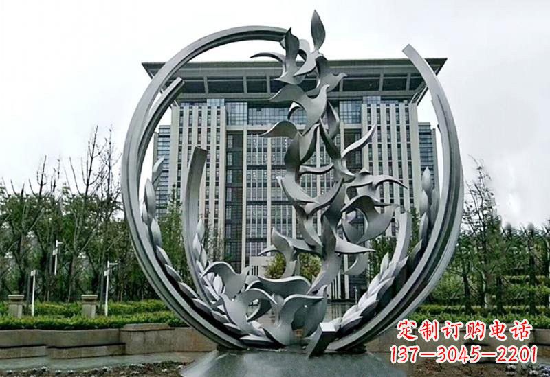 重庆不锈钢和平鸽雕塑