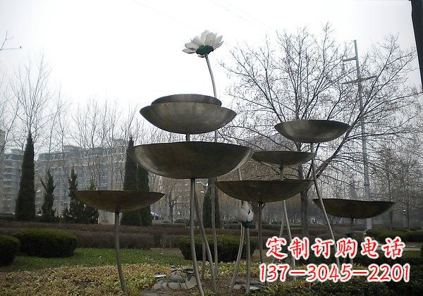 重庆不锈钢荷花雕塑浪漫与优雅的融合