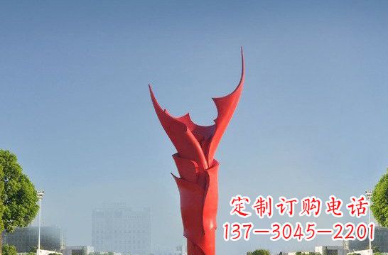 重庆不锈钢火炬雕塑——点燃友谊之火