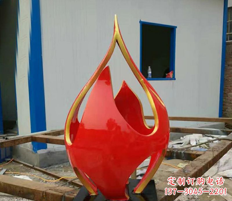 重庆不锈钢抽象火龙果广场雕塑