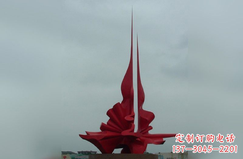 重庆精美不锈钢火炬雕塑