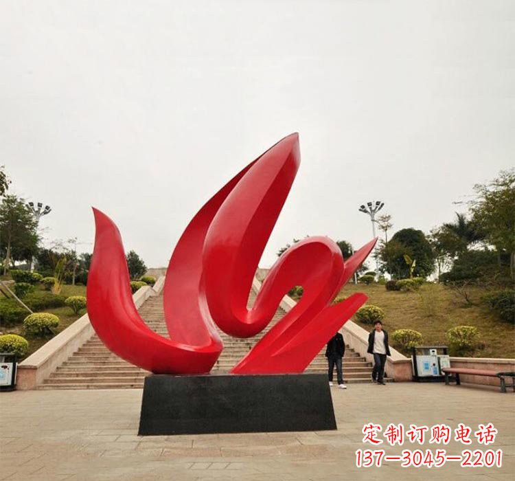 重庆不锈钢火苗雕塑艺术之灵感