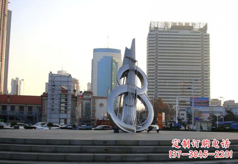 重庆不锈钢吉他雕塑