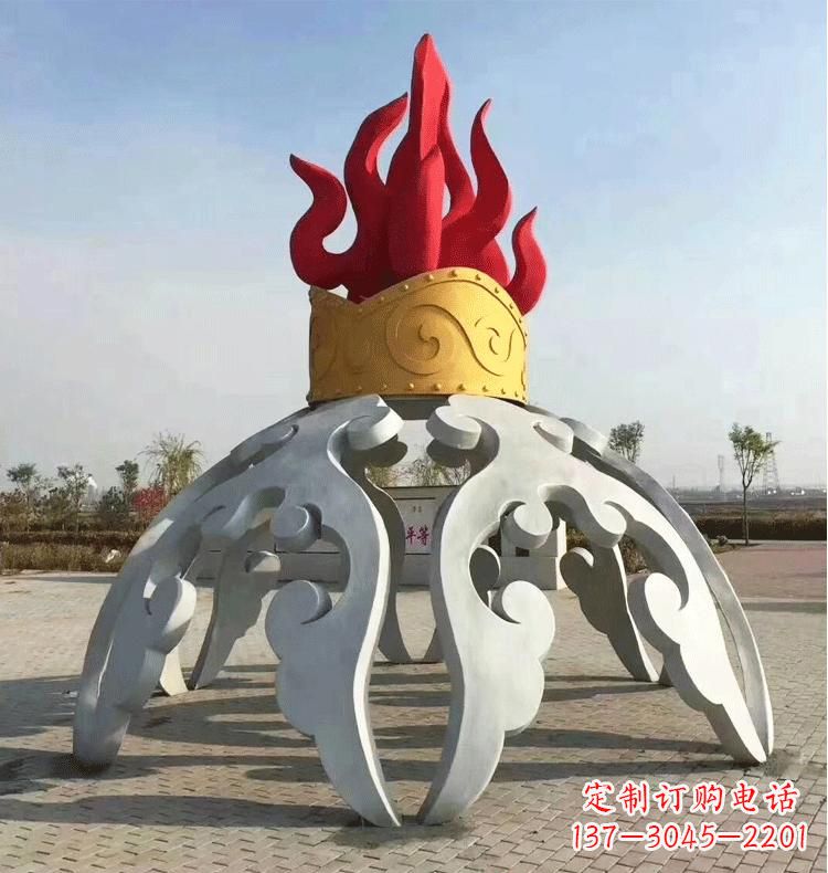 重庆不锈钢拱门雕塑精致而又充满艺术气息