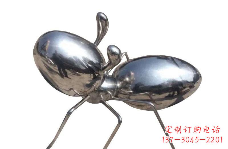 重庆不锈钢抽象蚂蚁雕塑