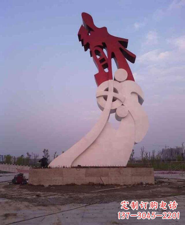 重庆不锈钢龙雕塑点亮龙城市景观