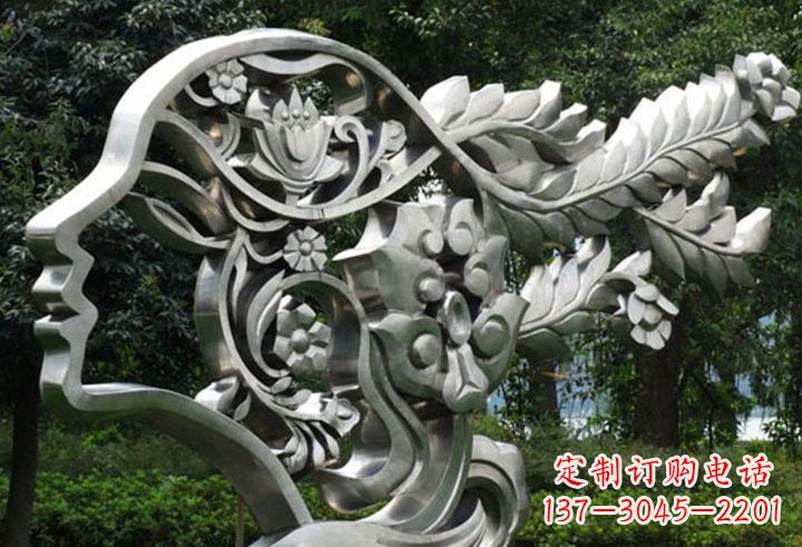 重庆不锈钢美女雕塑一种流行的艺术形式