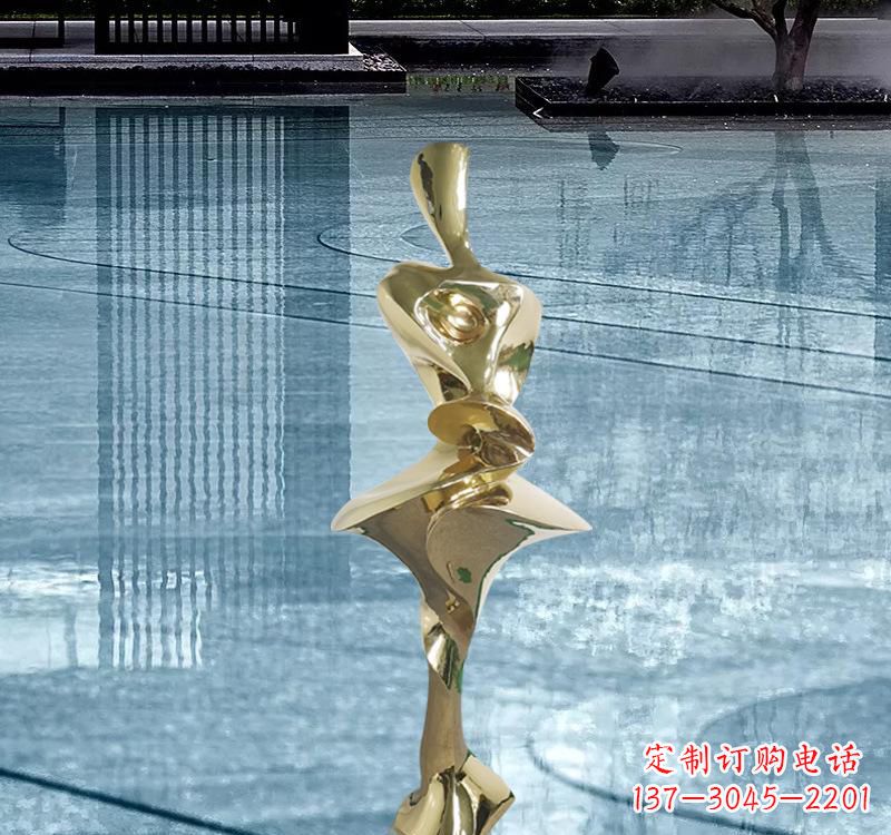 重庆不锈钢材质的人体雕塑