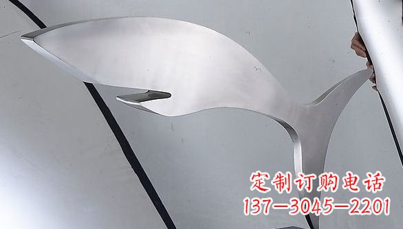 重庆不锈钢鲨鱼雕塑艺术精品