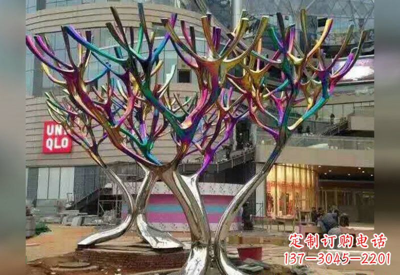 重庆不锈钢树枝雕塑自然的美丽