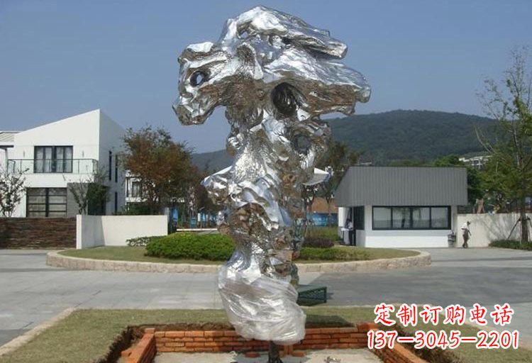 重庆不锈钢太湖石雕塑精美绝伦
