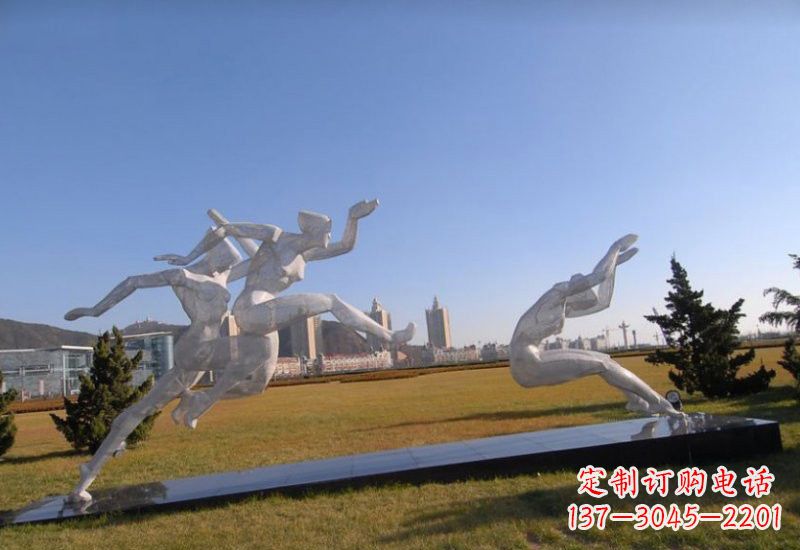 重庆不锈钢运动员雕塑