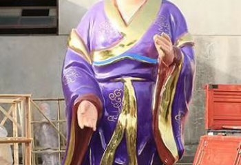 重庆玻璃钢宗教庙宇彩绘八仙神像