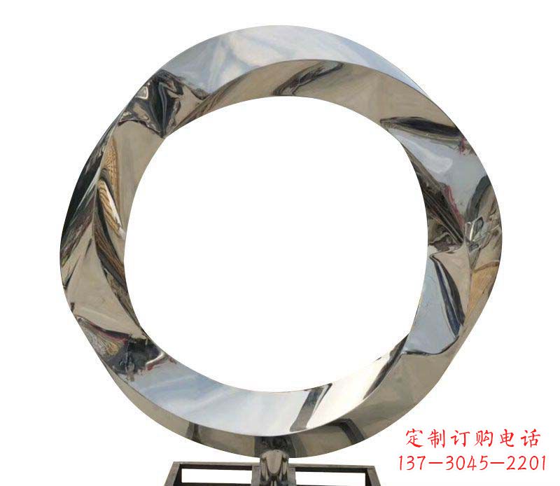 重庆不锈钢圆环雕塑——精美而优雅