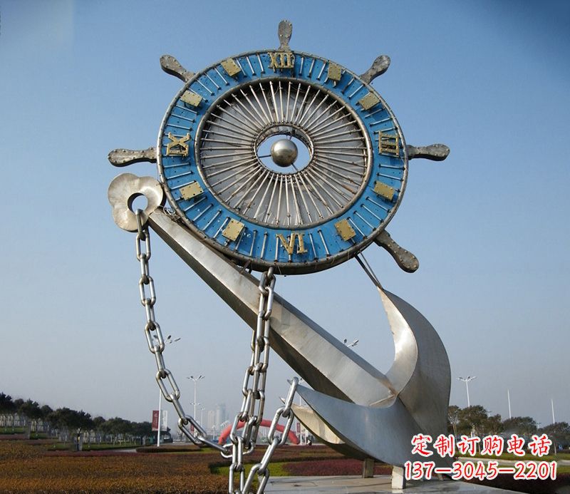 重庆不锈钢船舵雕塑展现精湛工艺