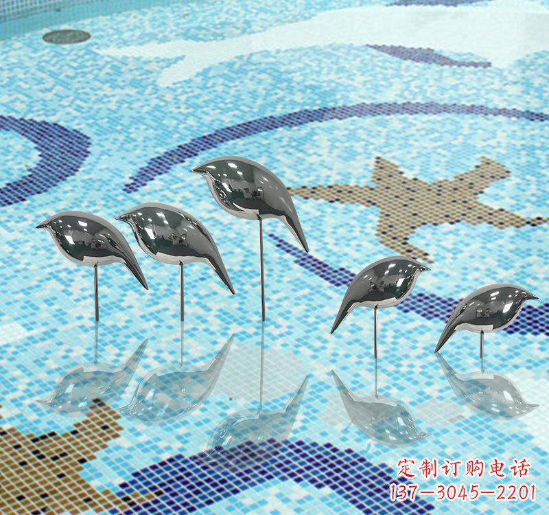 重庆不锈钢创意鸽子雕塑