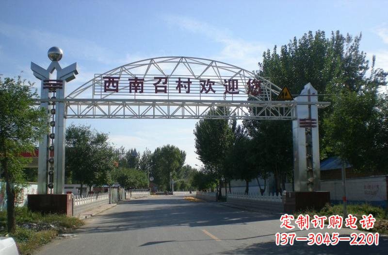 重庆不锈钢牌坊雕塑传承传统文化