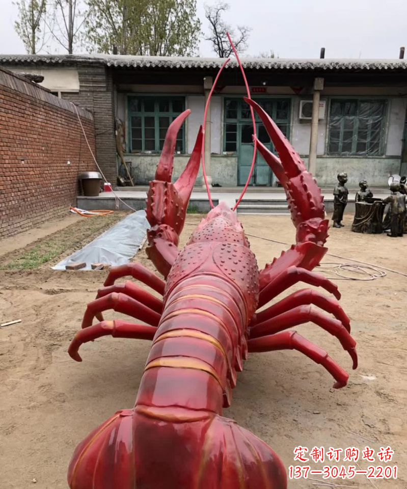 重庆不锈钢大龙虾雕塑雕塑之美