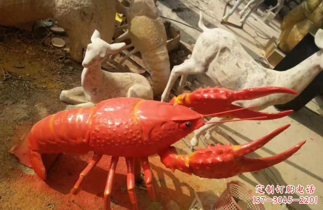 重庆不锈钢大龙虾雕塑象征着力量与美丽