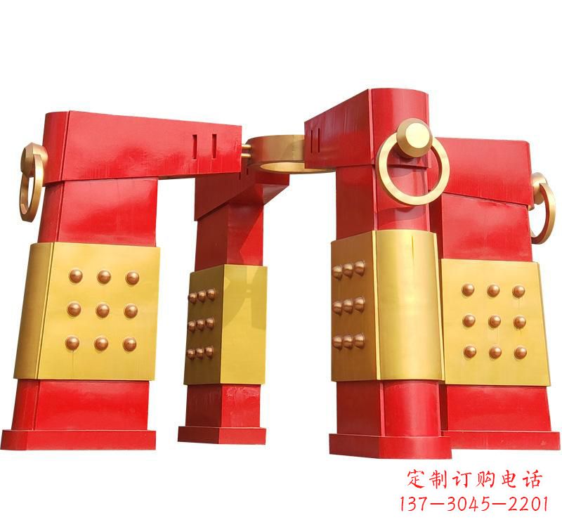 重庆不锈钢大型拱门雕塑——传承文化精髓