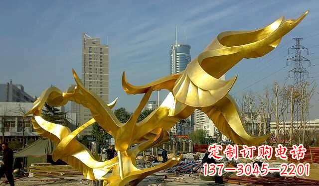 重庆不锈钢大雁雕塑——一件传承中华文化的艺术杰作