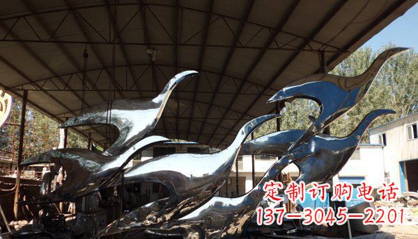 重庆不锈钢大雁雕塑 (2)