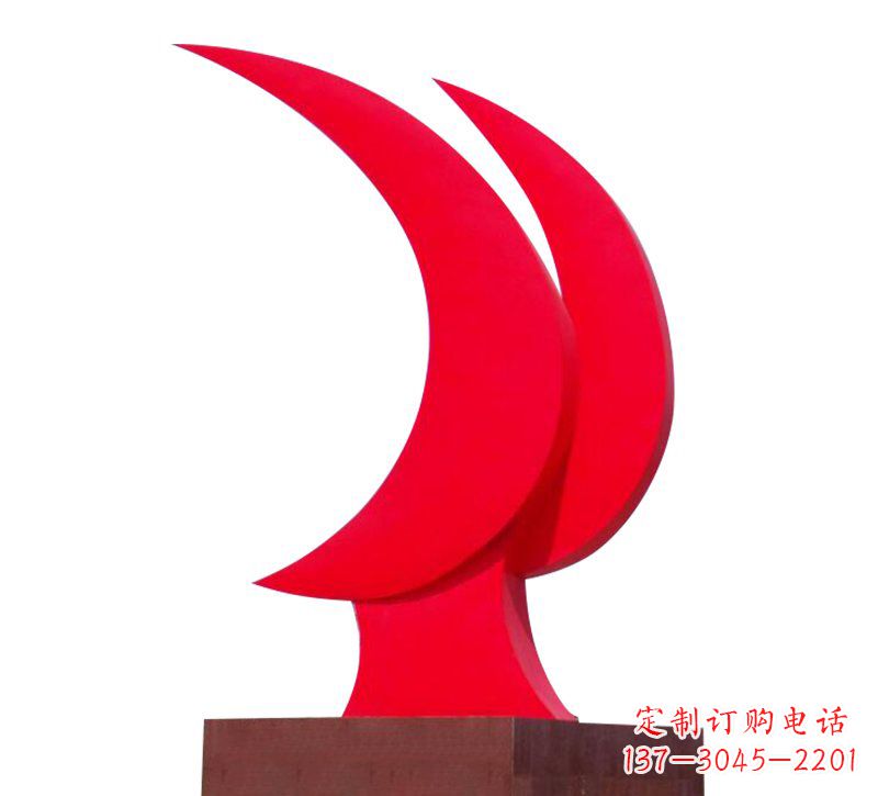 重庆不锈钢党旗雕塑——传承中华文化精神