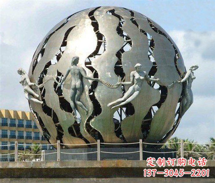 重庆不锈钢地球广场雕塑