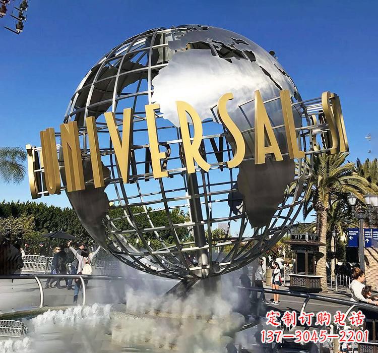 重庆不锈钢地球仪雕塑——精致的地球礼物