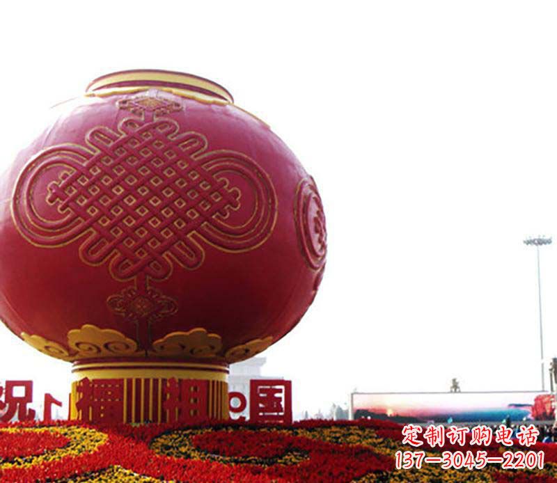 重庆不锈钢灯笼雕塑精致与美感的完美结合